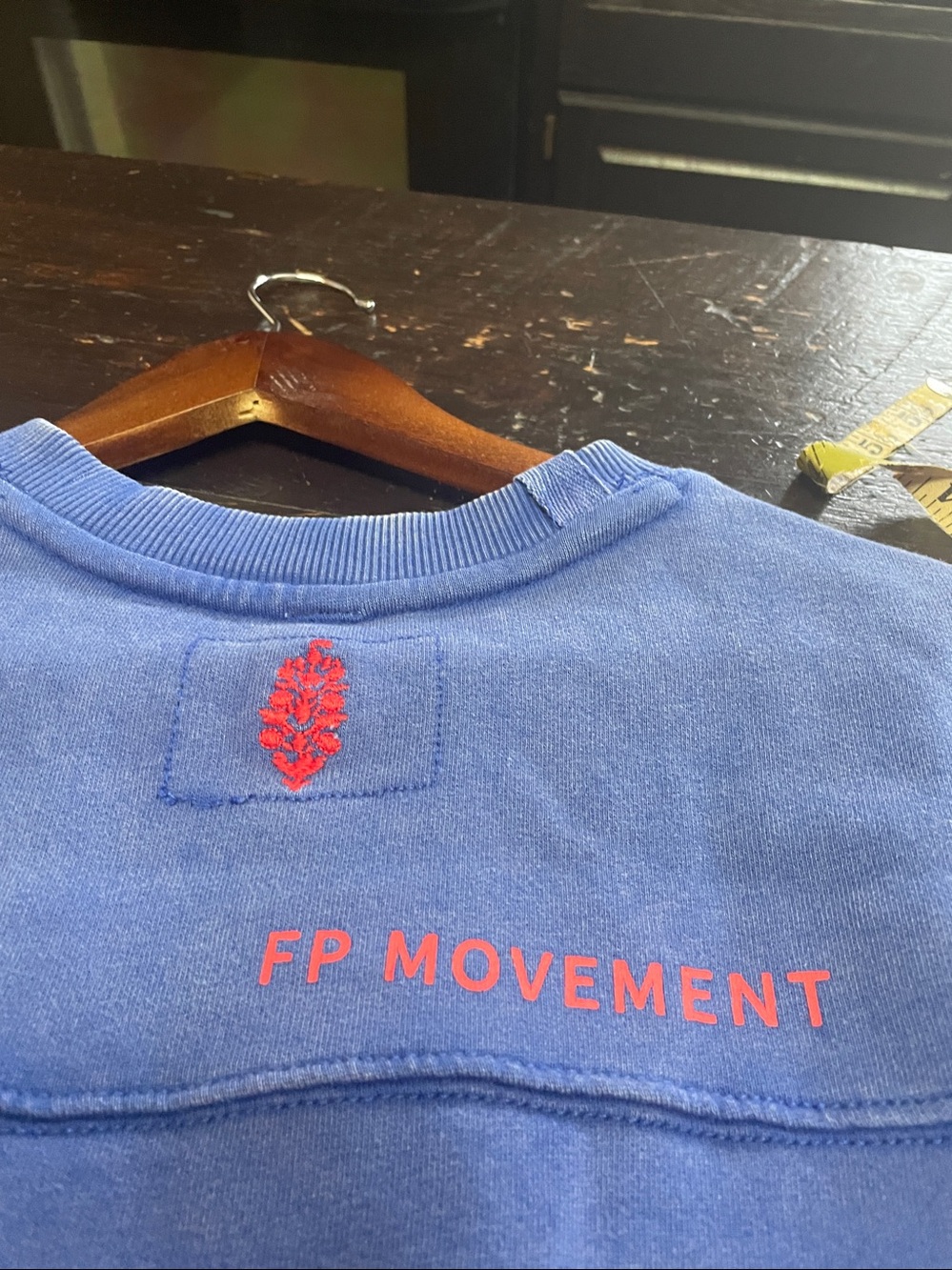 Free People Movement All Star Buti Logo Pullover Blue Size XS. - Picture 6 of 10